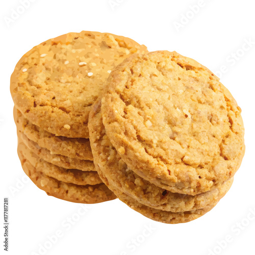 Homemade cookies  vector illustration (2)