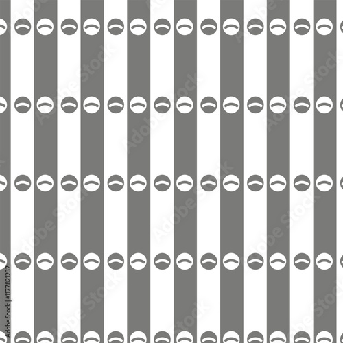black and white fence