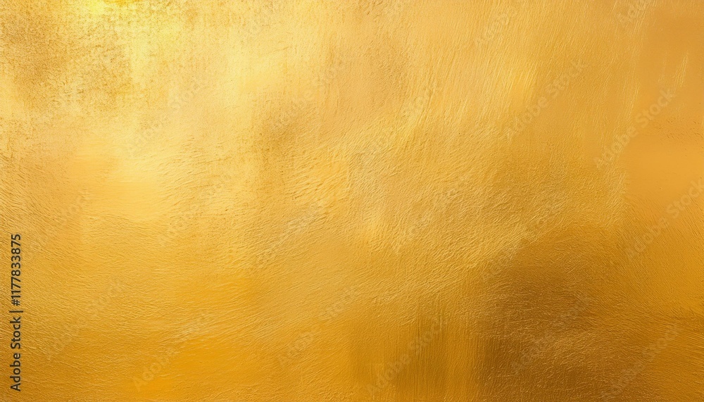 Fototapeta premium A polished golden surface reflecting light