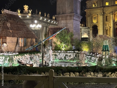 Nativity represented in St. Peter's Square. For the Jubilee Year 2025