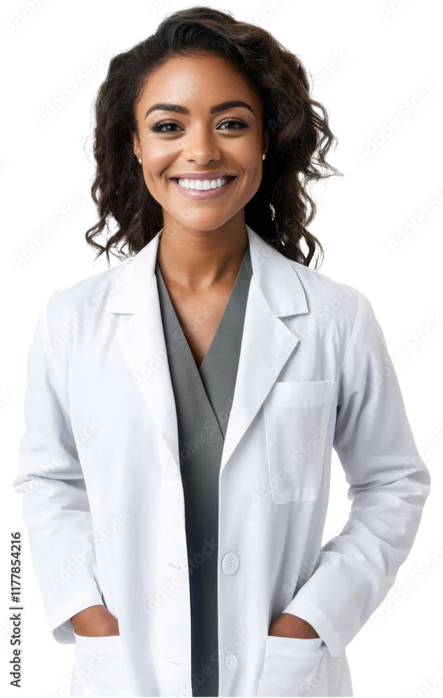 PNG Samoan female scientist portrait adult photo.