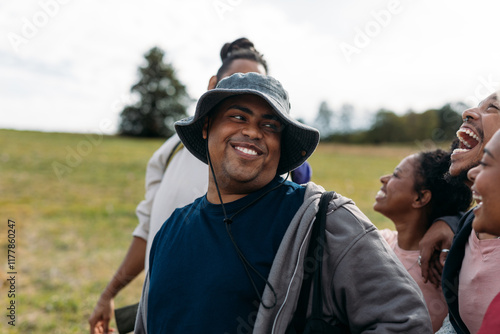 Cheerful gang photo