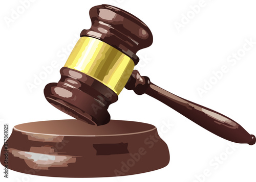 An illustration of a gavel