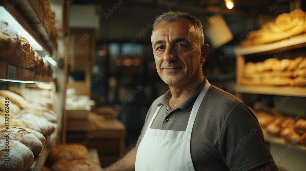Turkish Baker in Action Turkish Baker in Action