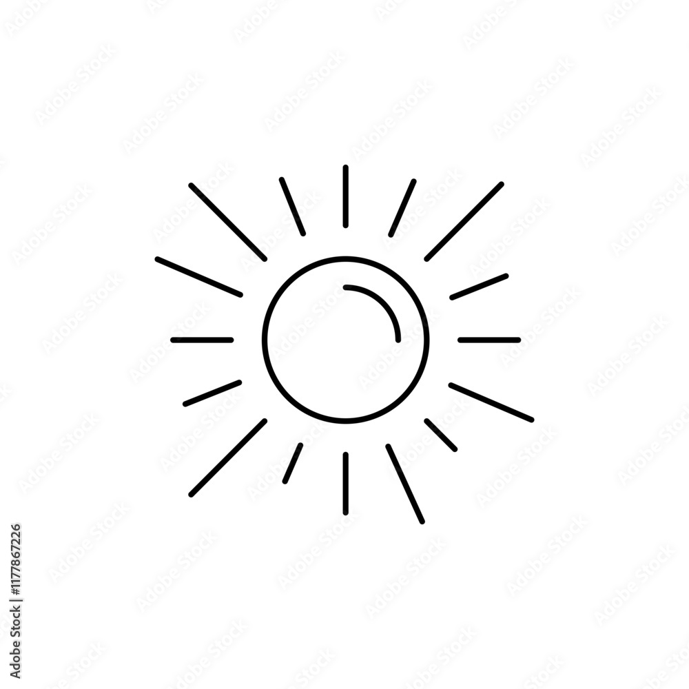 Ikon Outline Sun menggambarkan pancaran cahaya.
926 / 5.000
Outline Sun icon depicts a beam of light. Ikon Outline Sun menggambarkan pancaran cahaya.
926 / 5.000
Outline Sun icon depicts a beam of light.