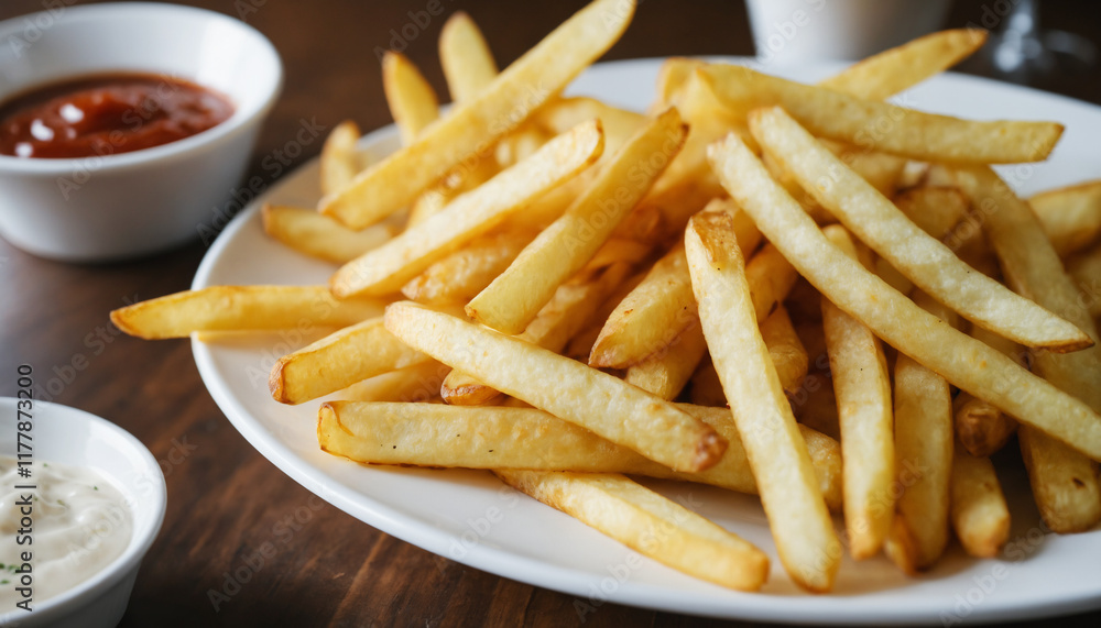 french fries with ketchup french fries with ketchup