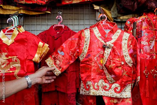 Chinese New Year clothes photo