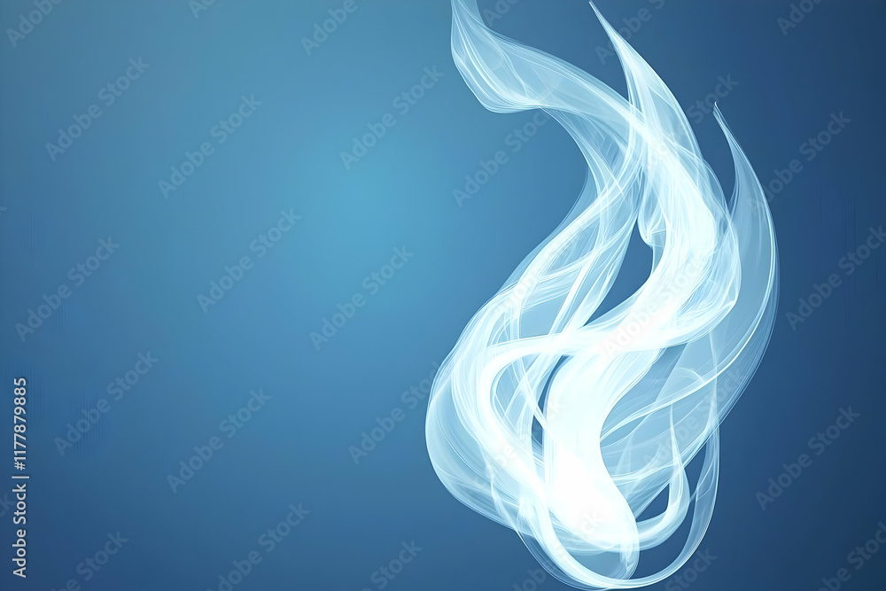 A flame or smoke icon, isolated, drawn with abstract lines, representing dynamic movement. A flame or smoke icon, isolated, drawn with abstract lines, representing dynamic movement.