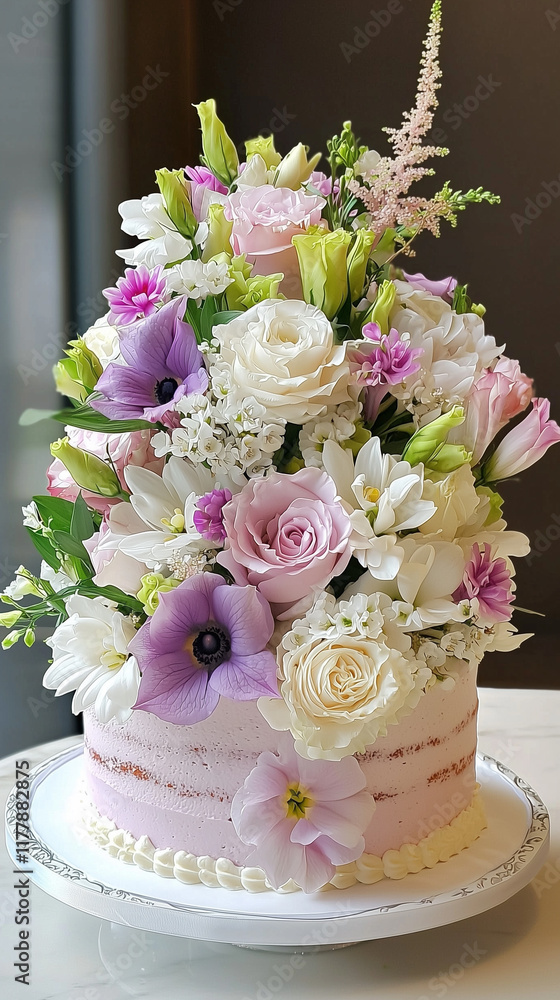 Cake bouquet flowers making a bold statement at celebrations Cake bouquet flowers making a bold statement at celebrations
