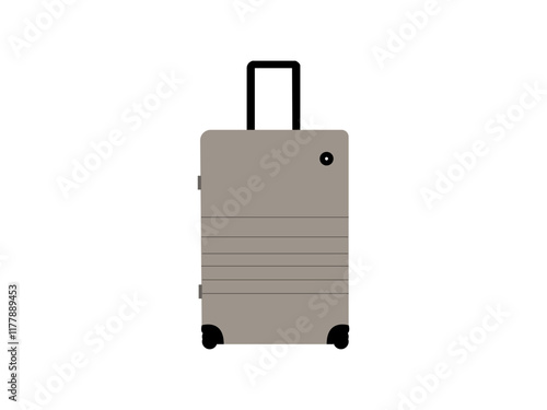 Baggage Claim. Conveyor Belt With Luggages In Airport.Travel bags vector set Baggage Airport People Briefcase. Icon with reflection on white background. Air Travel Thin Line Icons  Editable Stroke