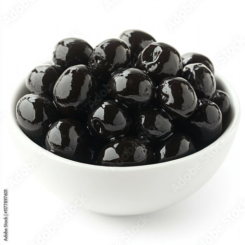 Black Olives Isolated