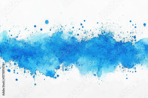 Blue Paint Splash Background
