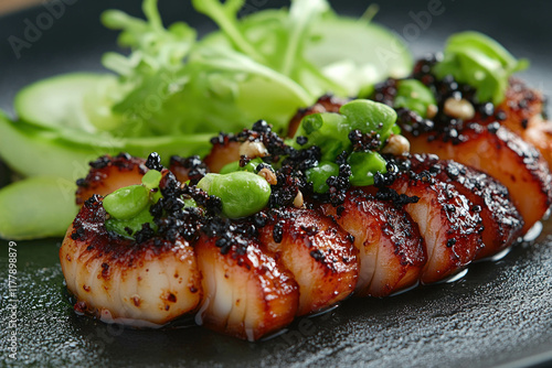 Gourmet Seafood Dish