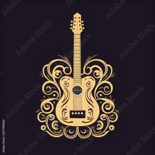 guitar illustration