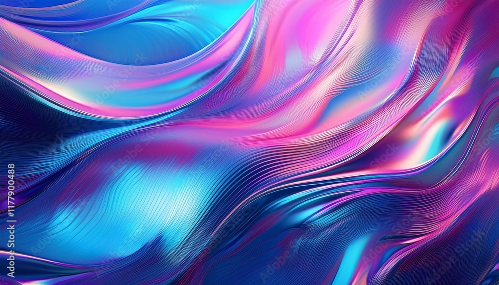 iridescent abstract background with vibrant blue and pink hues iridescent abstract background with vibrant blue and pink hues