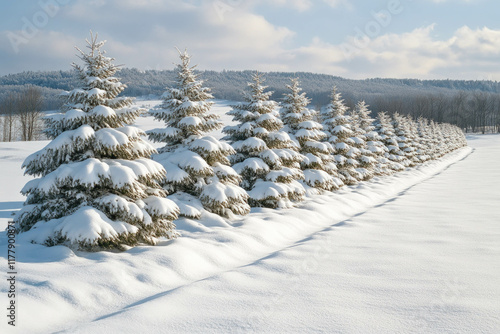 Spruce In Winter