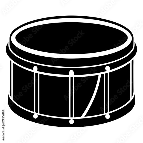 drum isolated on white