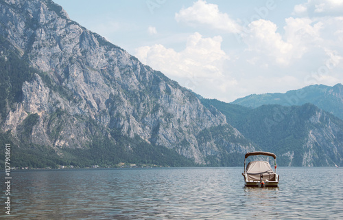 boat on the lake