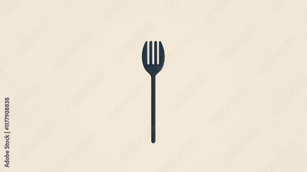 Restaurant logo with spoon and fork icon, modern concept of lines. Restaurant logo with spoon and fork icon, modern concept of lines.