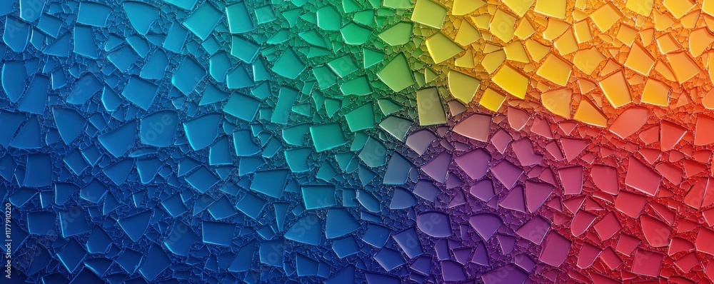 Colorful mosaic pattern abstract art digital creation vibrant environment close-up viewpoint modern concept Colorful mosaic pattern abstract art digital creation vibrant environment close-up viewpoint modern concept