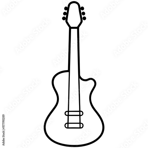 guitar, electric, music, instrument, rock, isolated, string, bass, musical, white, sound, jazz, black, vector, strings, wood, equipment, play, red, band, musician, concert, object, metal, acoustic