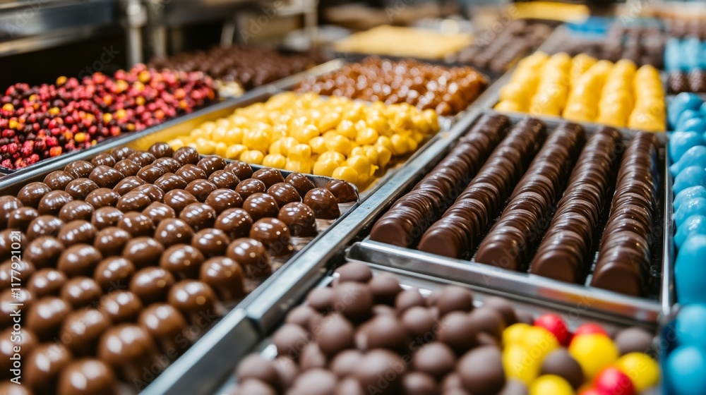 custom made wallpaper toronto digitalA Colorful Array of Exquisite Chocolates and Candies