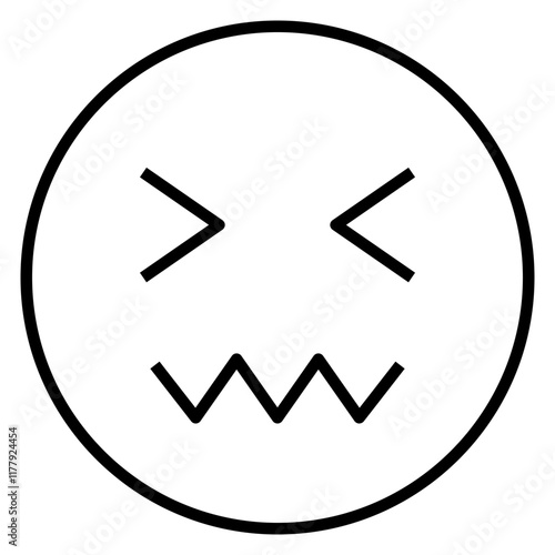 confounded face icon