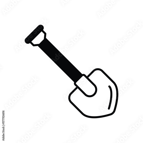 Shovel vector icon