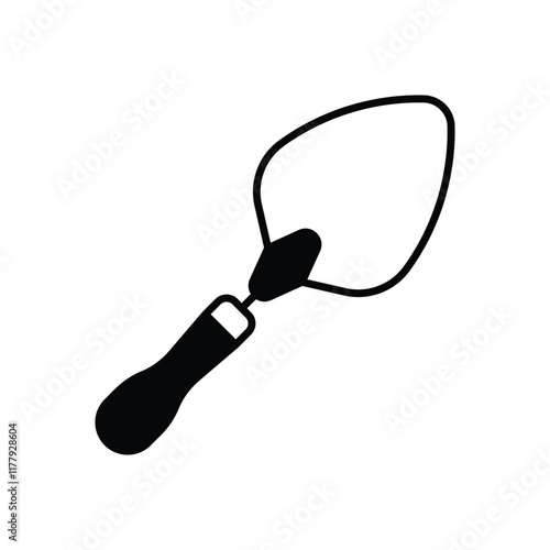 Trowel vector icon