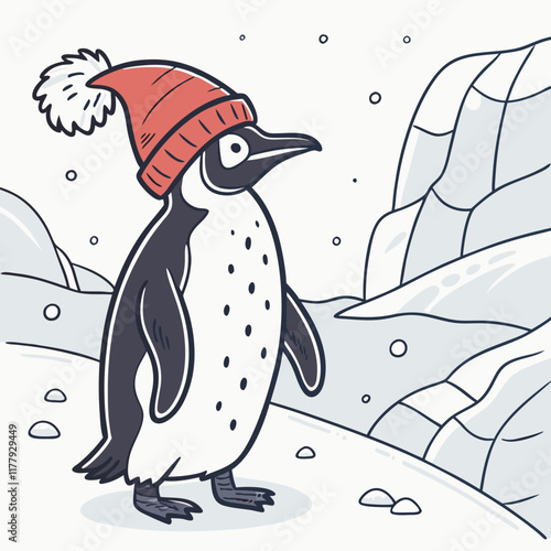 Penguin with hat 