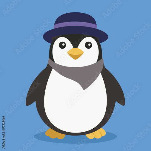 penguin on a white background