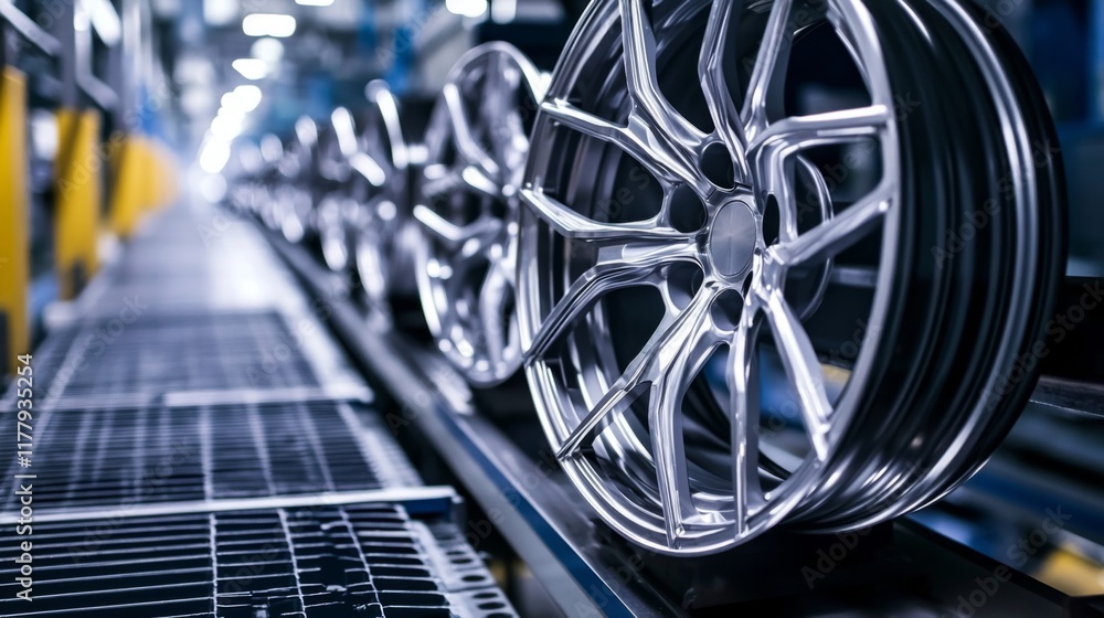 High-Tech Automotive Wheel Manufacturing Process High-Tech Automotive Wheel Manufacturing Process