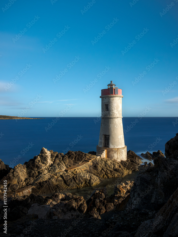 Capo Ferro lighthouse in Sardinia Capo Ferro lighthouse in Sardinia