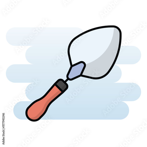 Trowel vector icon