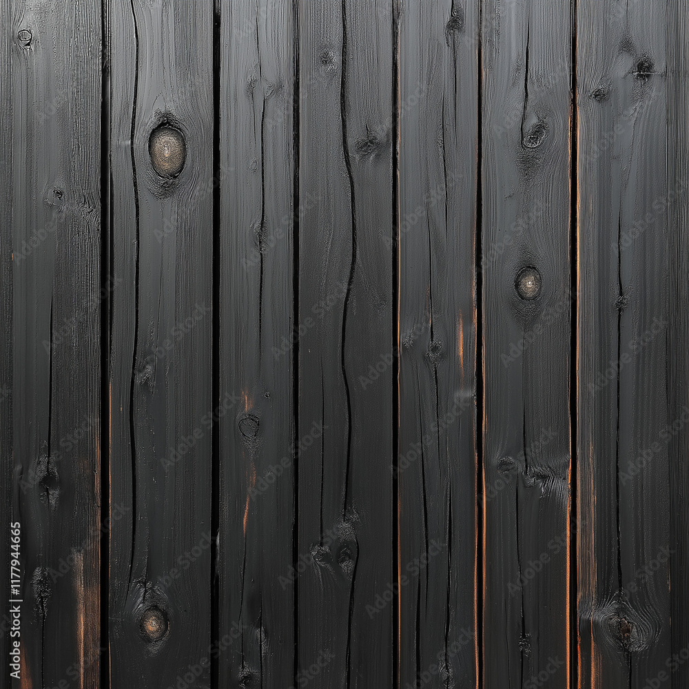 Obraz premium Cladding from Deep Linen Wood with Composed Arrangement