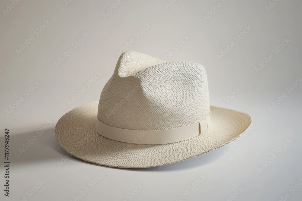 White Cuban Hat Isolated White Cuban Hat Isolated White Cuban Hat Isolated White Cuban Hat Isolated