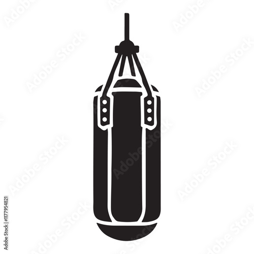 Heavy Bag Silhouette for Boxing Training