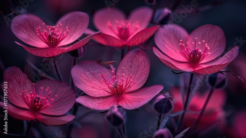 Chrysanthemum multiflora bouquet of pink flowers. Background of autumn flowers.