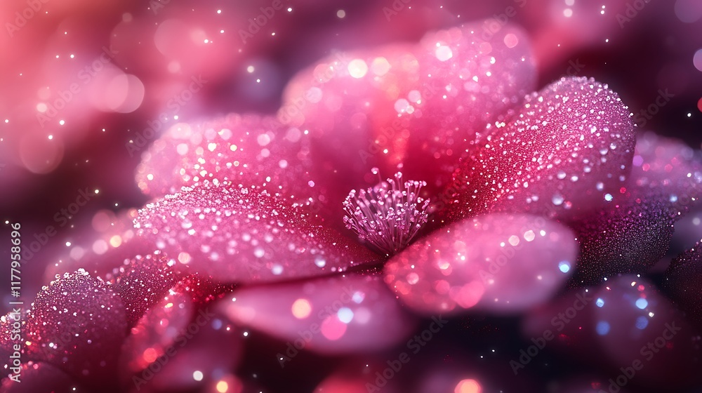 pink glitter bokeh macro picture pink glitter bokeh macro picture
