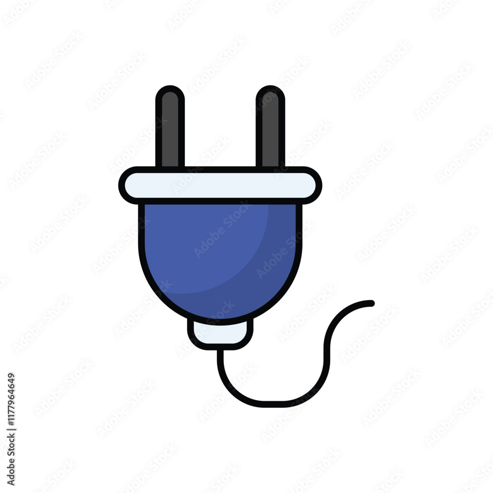 Plug vector icon
