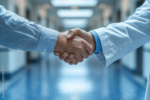 Doctors shaking hands