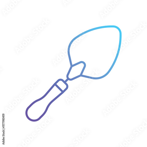 Trowel vector icon