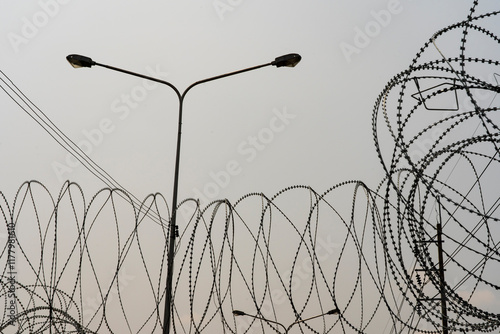 Barbed wire photo