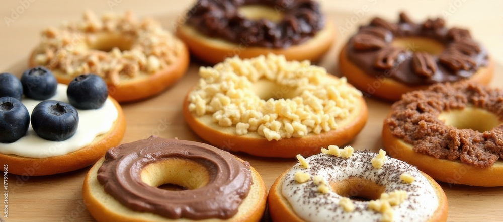 bagels with different fillings bagels with different fillings