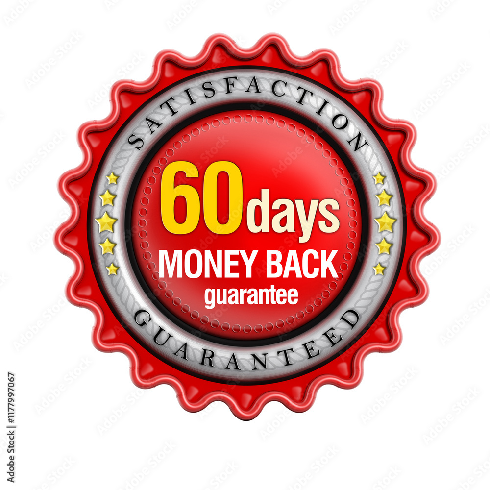 60 days money back stamp isolated on transparent background 60 days money back stamp isolated on transparent background