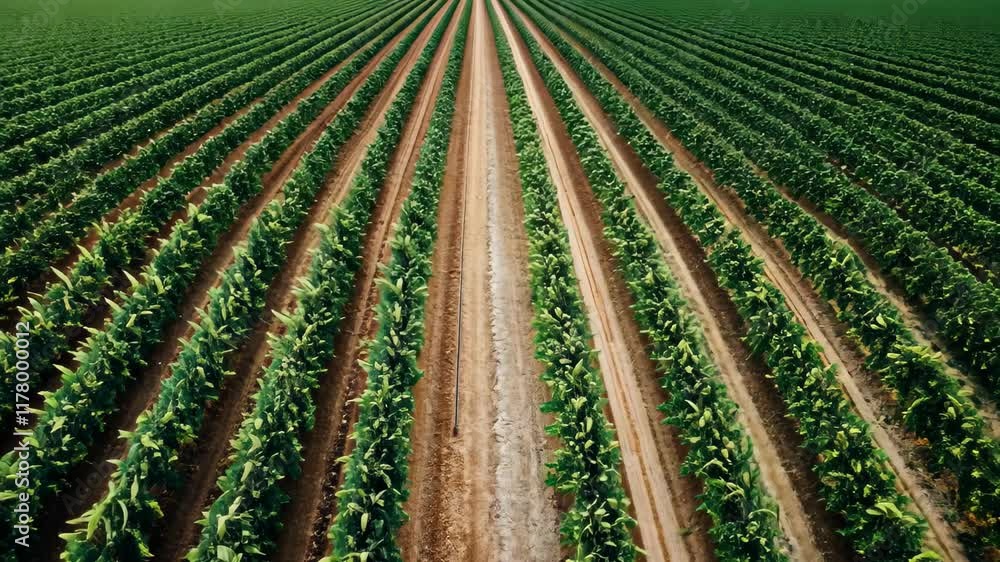 Vineyard rows in spring showcasing lush green foliage in Australian agricultural landscape, Australia agriculture landscape Vineyard at spring from above Vineyard rows in spring showcasing lush green foliage in Australian agricultural landscape, Australia agriculture landscape Vineyard at spring from above
