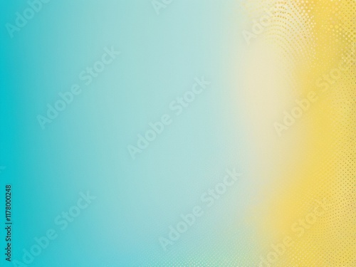 Minimalist Geometric Design with Halftone Texture and Teal Yellow Accents