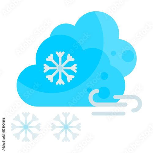Blizzard Vector Icon Design