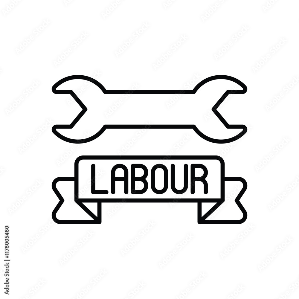 Labour Day vector icon Labour Day vector icon