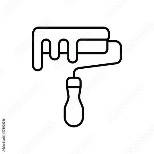 Paint Roller vector icon